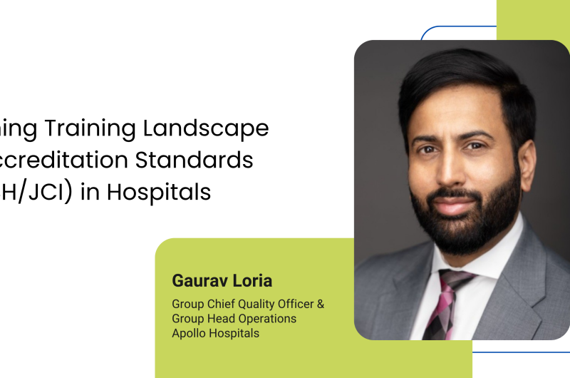 Aligning Training Landscape to Accreditation Standards (NABH/JCI) in Hospitals