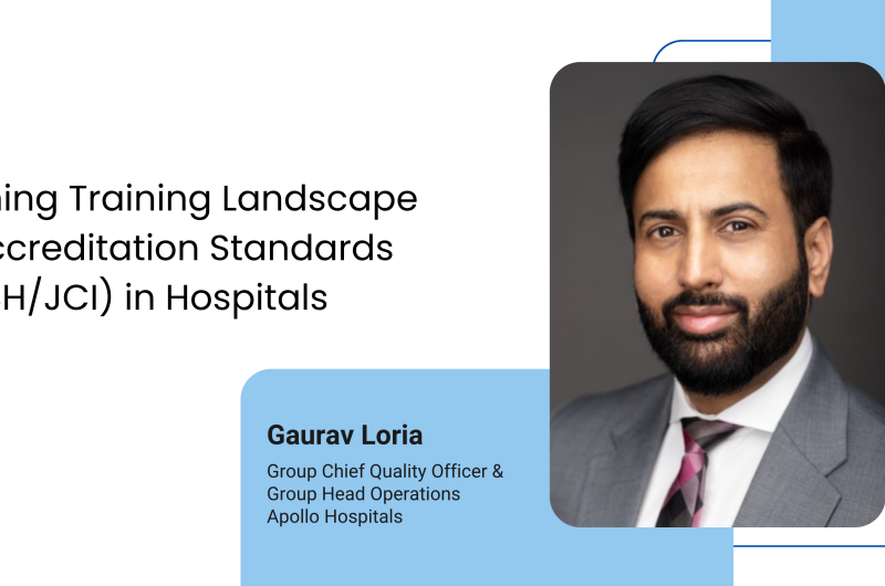 Expert Session- Aligning Training Landscape to Accreditation Standards (NABH/JCI) in Hospitals